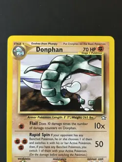 Pokemon TCG Donphan 21/111 Neo Genesis Rare LP/MP - Image 4