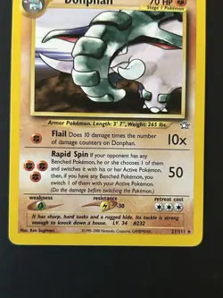 Pokemon TCG Donphan 21/111 Neo Genesis Rare LP/MP - Image 5