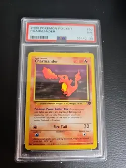 2000 Pokemon Rocket CHARMANDER #50/82 - PSA 7 NM - Image 1