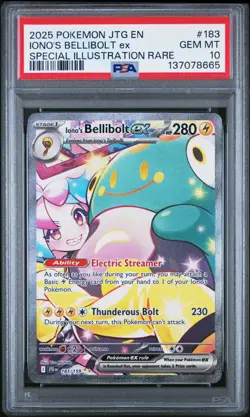 Ionos Bellibolt ex 183/159 Pokemon Journey Together SIR PSA 10 GEM MINT - Image 3