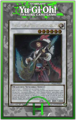 Virgile, Star du Rock des Abysses Ardents- PGL3-FR061 - Carte Yu-Gi-Oh Francaise - Image 1