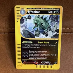Pokemon Tyranitar Expedition Base Set Card 29/165 120 HP Nintendo English 2002 - Image 1