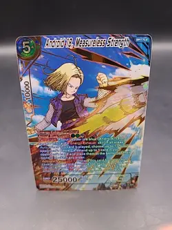 Android 18, Measureless Strength BT18-144 SPR - Dragon Ball Super Card - Image 1