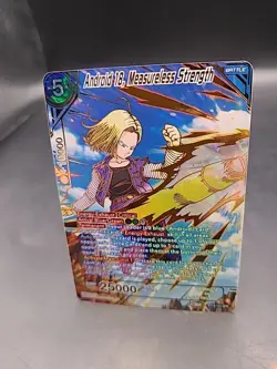 Android 18, Measureless Strength BT18-144 SPR - Dragon Ball Super Card - Image 3