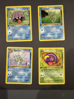 Vintage Pokemon Card Lot – French first edition fossil – 1999 WOTC LP - Image 3