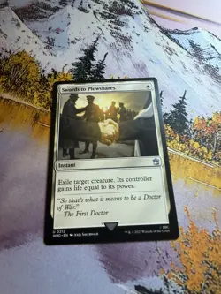 1x Swords to Plowshares NM Eng MTG - Doctor Who - Image 1