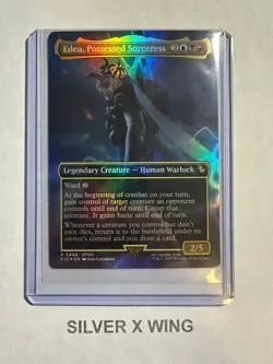 Edea, Possessed Sorceress Borderless Foil x1, MTG, Commander: Final Fantasy, NM - Image 1
