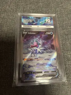 Pokemon TCG Suicune V GG38/GG70 Alternative Art Crown Zenith ACE 10 - Image 1