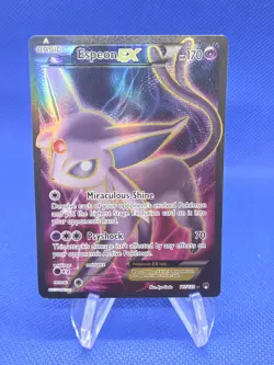 Pokemon XY BREAKpoint Espeon EX 117/122 Full Art Ultra Rare MP - Image 1