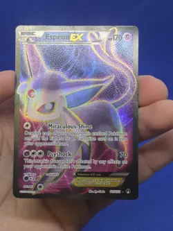 Pokemon XY BREAKpoint Espeon EX 117/122 Full Art Ultra Rare MP - Image 2
