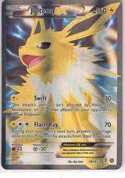 Jolteon EX 28a/83 Rare Ultra Generations Pokemon NM - Image 1