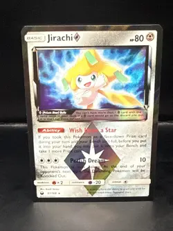 Pokemon TCG SM Celestial Storm Jirachi 97/168 Prism Star Ultra Rare Holo A - Image 2