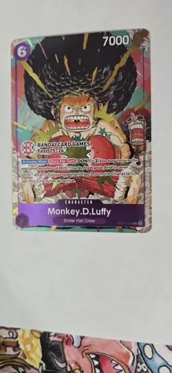 Afro Monkey D Luffy OP07-073 BANDAI Card Games Fest 25-26 Promo One Piece TCG - Image 5