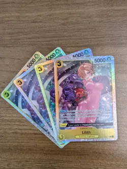 4x One Piece TCG Lilith SR OP07-111 500 Years in the Future English Yellow - Image 1