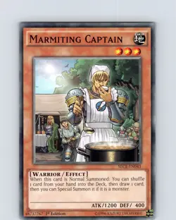 Yu-Gi-Oh TCG Marmiting Captain SECE-EN043 1st Edition Regular Common Card NM - Image 1