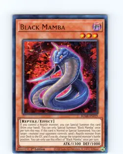 Yu-Gi-Oh TCG Black Mamba BLMR-EN019 1st Edition Ultra Rare Card NM - Image 1