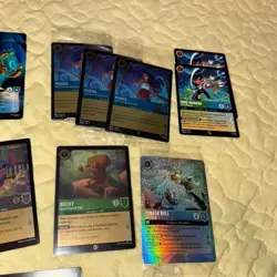 Lorcana Promo Card Lot Of 39 Cold Foil Promotional - Image 4