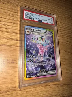 Pokemon TCG Espeon EX Prismatic Evolutions Holo Card 155/131 PSA 10 - Image 1