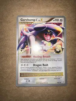 Pokemon Card Garchomp C LV.X 145/147 Supreme Victors 2010 World Championships MP - Image 1