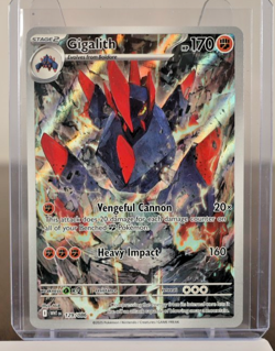 Pokemon TCG White Flare Gigalith Illustration Card 129/086 NM Condition HOLO - Image 1