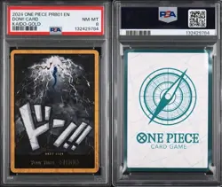 Kaido Gold Don!! Card PSA 8 English PRB01 One Piece TCG NM (Pop 1 😂) - Image 3