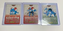 1996 Bandai Cardass Pokemon Lot of 3 Japanese Cards - Image 1