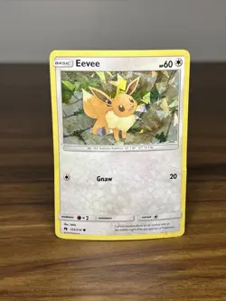 Eevee #155/214 Lost Thunder - Cracked Ice Holo Pokemon Card - Image 2