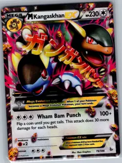M Kangaskhan EX 79/106 XY - Flashfire - Pokemon Card - NM - Image 1