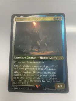 Haytham Kenway 238 Etched Foil ~ Assassin's Creed MTG ~ R ~ Ships Now - Image 1