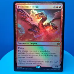 Twinflame Tyrant Foundations Foil Magic the Gathering - Image 1