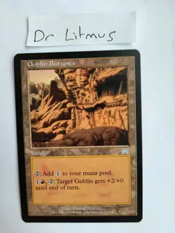 1x Goblin Burrows Onslaught MTG Great Condition - Image 1