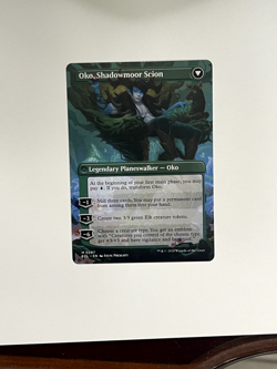 Oko, Lorwyn Liege (Borderless) Lorwyn Eclipsed Regular - Blue Planeswalker - NM - Image 2