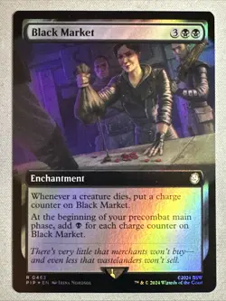 MTG / Black Market / PIP / #463 / FOIL (Extended Art) / Rare / NM - Image 1
