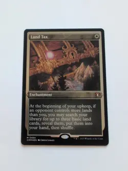 Land Tax (Foil Etched) Commander Masters Foil - Image 1
