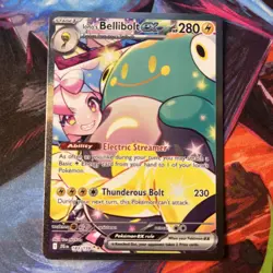 Iono's Bellibolt EX Journey Together SIR Card 183/159 Pokemon Card TCG Near Mint - Image 4