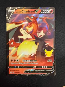 Lance's Charizard V - SWSH133 - SWSH Black Star Promos - Pokemon (NM) - Image 1