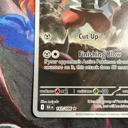Pokemon TCG Bisharp Card 143/086 Black Bolt Illustration Rare - Image 5