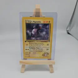 Lt. Surge’s Magnemite Gym Heroes Pokemon Card 50/132 1st edition not PSA RAW - Image 1