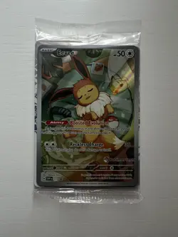 Eevee Pokemon Center Prismatic Evolutions Stamped Promo 173 - SEALED - Image 1