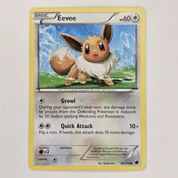 Eevee 89/116 Common BW Plasma Freeze LP Pokemon - Image 1