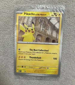 Pikachu At The museum Promo Sealed Pokemon National History Museum UK Stock🇬🇧 - Image 1