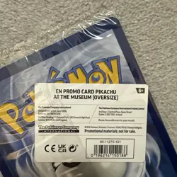 Pikachu At The museum Promo Sealed Pokemon National History Museum UK Stock🇬🇧 - Image 3