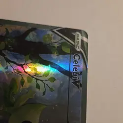 Celebi V Alternate Full Art Ultra Rare Holo 245/264 Fusion Strike Pokemon TCG - Image 5