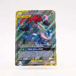 Greninja & Zoroark GX - 200/214 Unbroken Bonds Full Art Pokemon - NM - Image 1