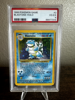 PSA 4 1999 POKEMON #2 BLASTOISE-HOLO PSA 4 Base Set - Image 1