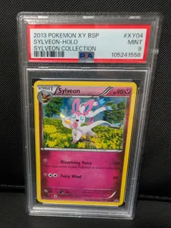 Pokemon Sylveon Black Star Holo Promo Sylveon XY04 PSA 9 Mint - Image 3