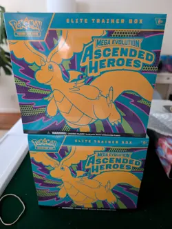 Pokemon Mega Evolution Ascended Heroes Elite Trainer Box Sealed (2x)- In hand - Image 1