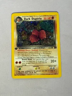 Pokemon First Edition Dark Dugtrio Team Rocket 6/82 - Image 1