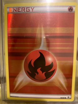 Pokemon TCG - FIRE ENERGY 76/83 REVERSE HOLO Generations LP - Image 1
