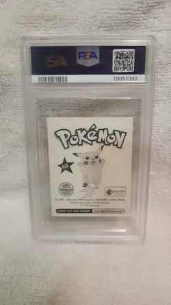 1999 MERLIN POKEMON #S33 PROF.OAK-PRISM PSA 10 - Image 3